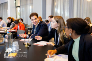 Next Gen event organisers at a session